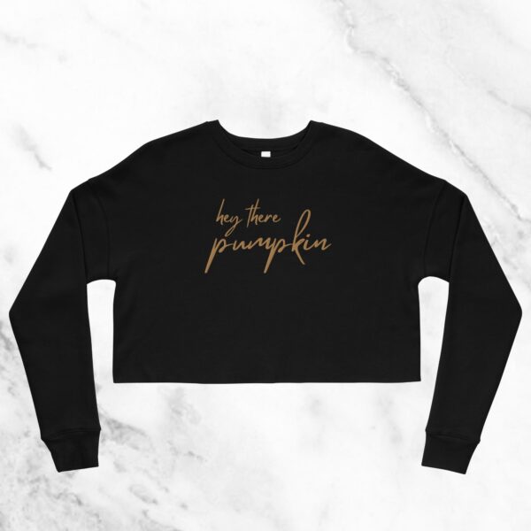 Hey There Pumpkin Crop Sweatshirt